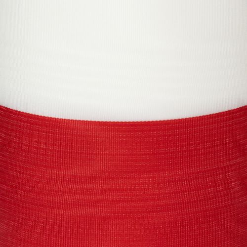 Kranzbänder Moiré Weiß-Rot 125mm - Trauerband Dekoband Schleifenband Festband 25m Rolle | Floristik24.de