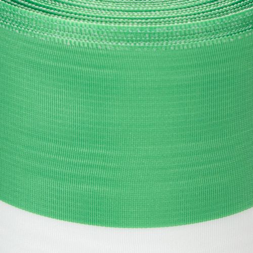Kranzbänder Moiré grün-weiß 100mm 25m - Nationalband, Taftbindung, Schleifenband, Dekoband | Floristik24.de