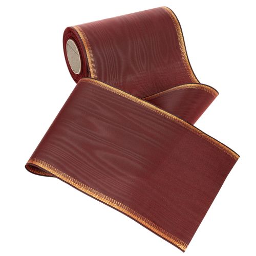 Kranzband Bordeaux mit Goldkante 175mm Dekor | Floristik24.de