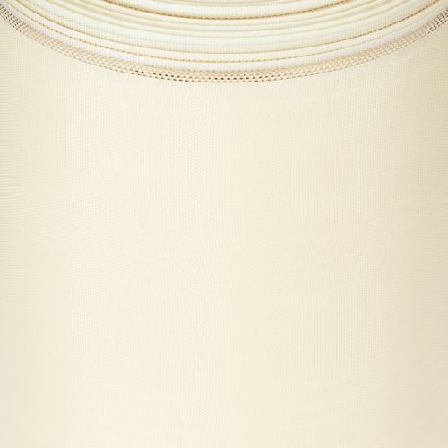 Kranzband Creme mit Goldkante Supersatin 125mm 25m - Wasserfest, Ideal für Computerdruck & Umweltfreundlich | Floristik24.de
