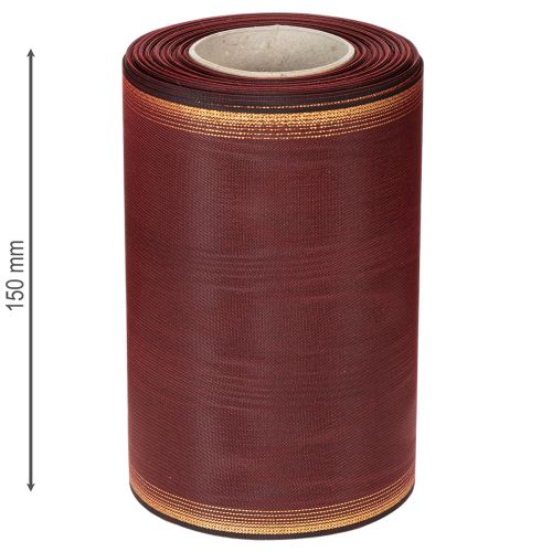Kranzband Moiré 150mm Bordeaux Taftband Dekoration | Floristik24.de