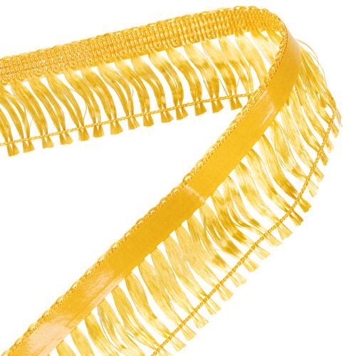 Kranzband Quasten Fransen Goldene Selbstklebende Franse 40mm 25m | Floristik24.de