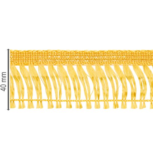 Artikel Kranzband Quasten Fransen Goldene Selbstklebende Franse 40mm 25m