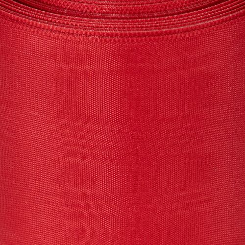 Kranzband Rot 75mm x 25m - Trauerfloristik & Dekoration, Robustes Schleifenband für Beschriftungen | Floristik24.de