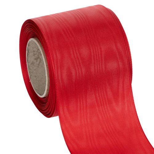 Kranzband Rot 75mm x 25m - Trauerfloristik & Dekoration, Robustes Schleifenband für Beschriftungen kaufen | Floristik24.de