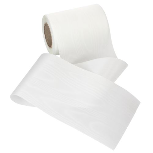 Kranzband Weiß 125mm 25m Dekoband Trauerfeier Grabschmuck | Floristik24.de