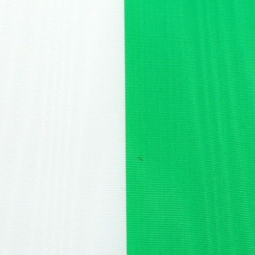 Kranzbänder Moiré grün-weiß 100mm 25m