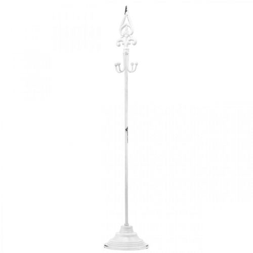 Artikel Kranzhalter Shabby Chic Weiß Kranzständer Metall 4 Haken H76cm