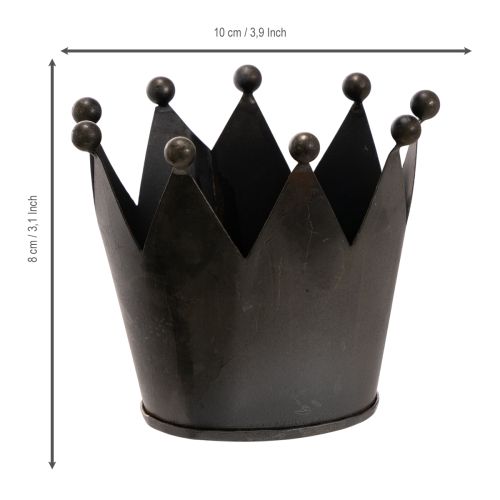 Krone Metall Kleine Dekokrone als Tischdeko 10cm | Floristik24.de