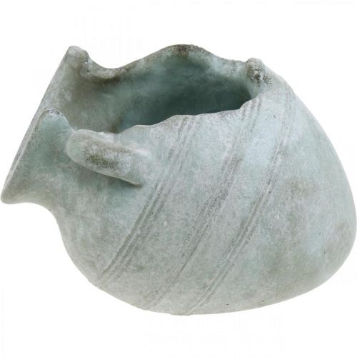 Floristik24 Deko-Krug Zerbrochen, Pflanzgefäß, Betondeko Antik-Look L23cm