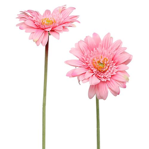 Künstliche Gerbera Rosa Ø10cm L53cm 6St