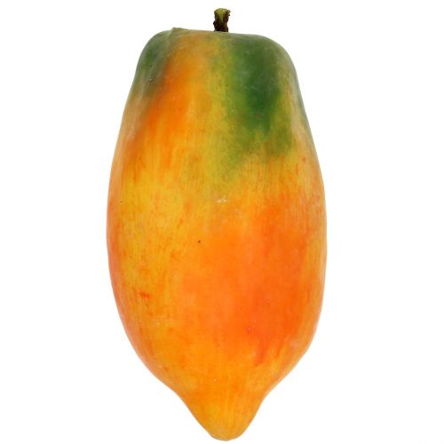 Floristik24 Künstliche Papaya 13cm und 14cm Gelb, Grün 2St