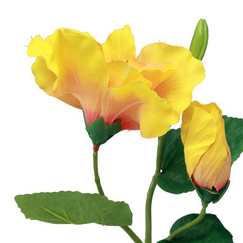 Artikel Künstliche Blumen Hibiskus Gelb 62cm