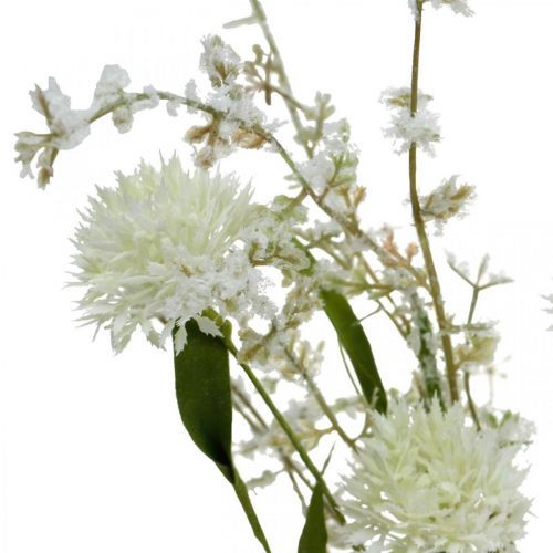 Artikel Künstliche Wiesenblume Weiß Seidenblumen-Bukett Kunstblumen