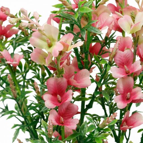 Artikel Künstliche Wiesenblumen Rosa Seidenblumen Kunstblumen 4St