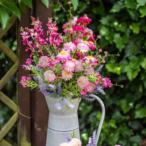 Artikel Künstliche Wiesenblumen-Staude Pink Seidenblumen Kunstblumen 4St