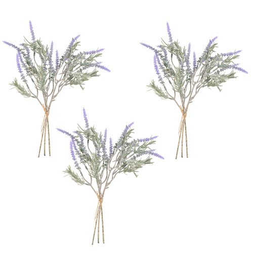 Artikel Künstlicher Lavendel Kunstpflanzen Lila 38cm 3 Bund 9St