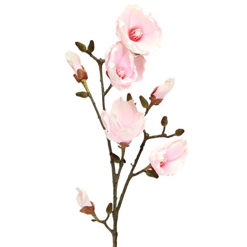 Künstlicher Magnolienzweig Rosa Blüten Ø8cm L100cm