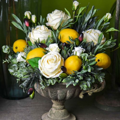 Floristik24 Künstlicher Eukalyptus Zweige Kunstpflanzen Grün 34cm 6St