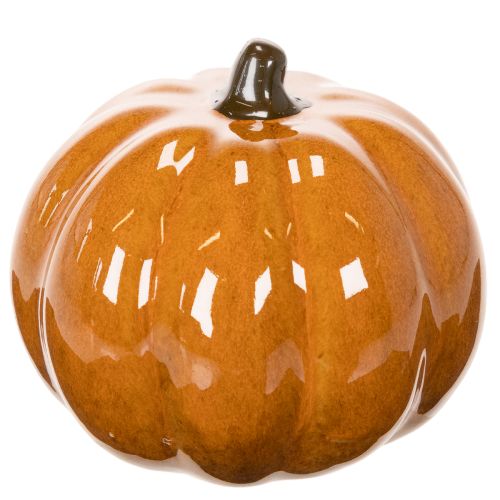 Keramik Kürbis LED Halloween Dekoration klein 10cm | Floristik24.de
