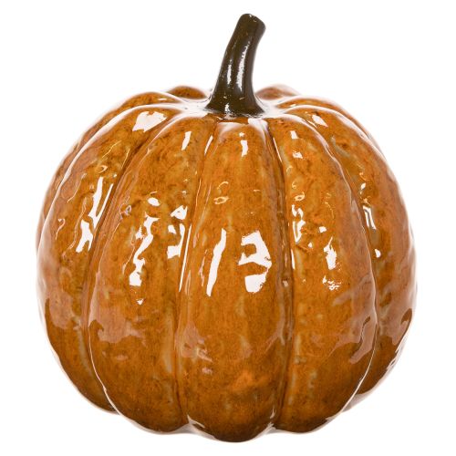 Keramik Kürbis Halloween LED Dekoration 15cm | Floristik24.de