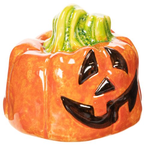 Deko Kürbis Keramik Dekorationsfigur für Herbst und Halloween 8cm kaufen | Floristik24.de