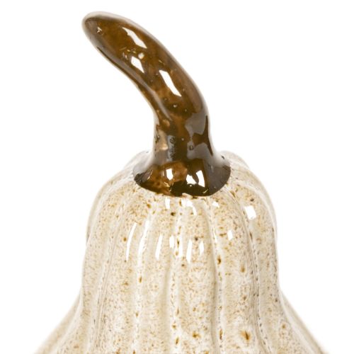 Deko Kürbis Keramik Herbstliche Tischdeko 12cm | Floristik24.de