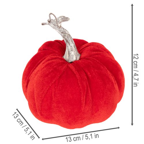 Stoff Kürbis als Tischdeko Herbstdeko 13cm 3St | Floristik24.de