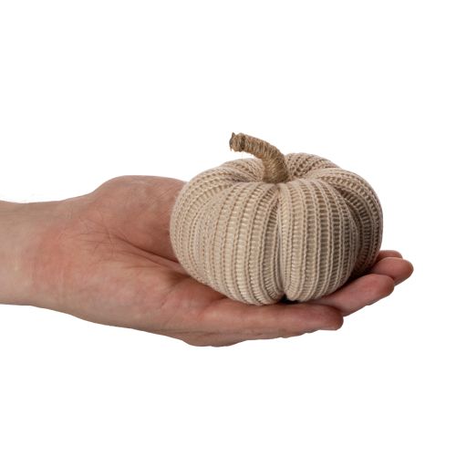 Deko Kürbis gestrickt Herbstdeko 10cm 6St | Floristik24.de