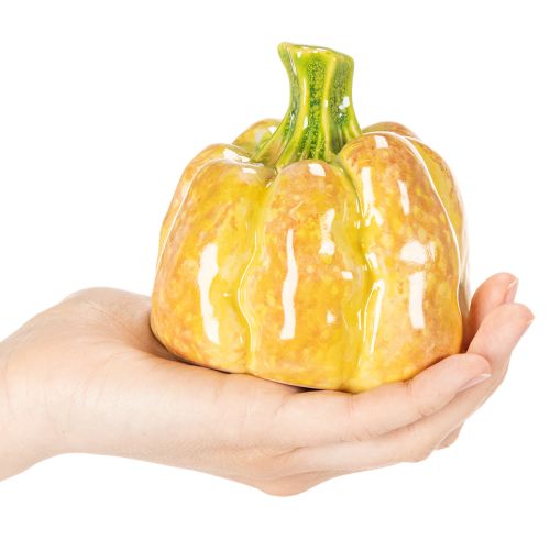 Kürbis Figur für herbstliche Tischdekoration Herbstdeko 10cm 2St | Floristik24.de