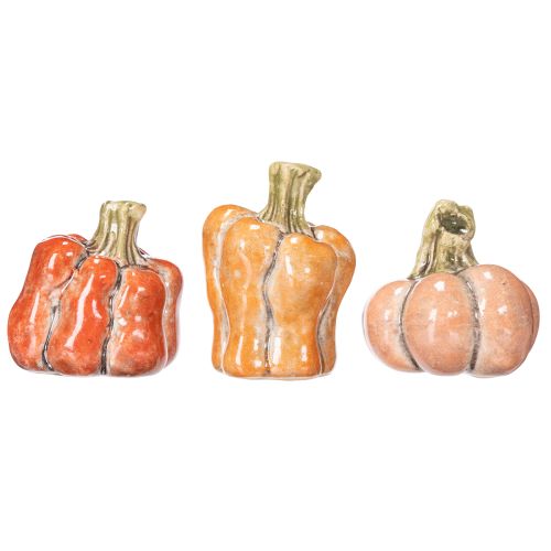 Kürbis im Set Kleine Deko Kürbisse für Herbstdekoration 5cm 3St kaufen | Floristik24.de