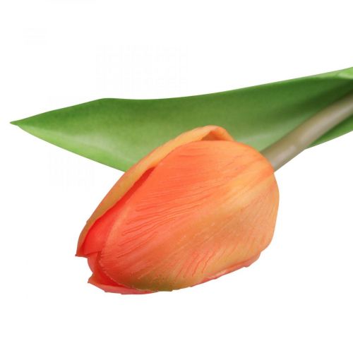 Frühlingsblume Floristik24.de Kunstblume Tulpe Orange Real Touch H21cm-07718