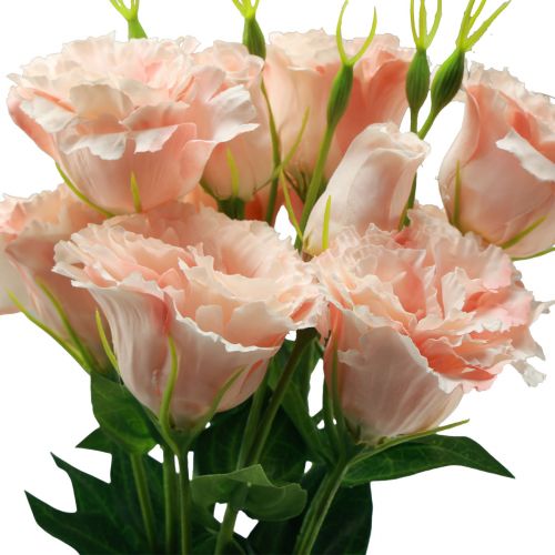 Floristik24.de Kunstblumen Eustoma Lisianthus Rosa 52cm 5St-14868
