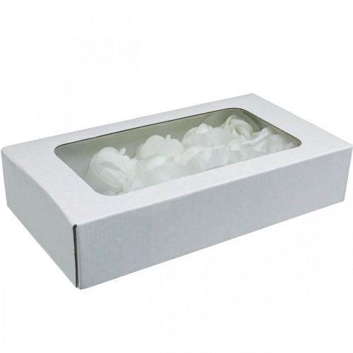 Artikel Kunstrosen Weiß Wachsrosen Deko Rosen Wachs Ø6cm 18 St