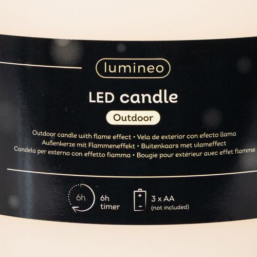 LED Kerze groß für Batterie