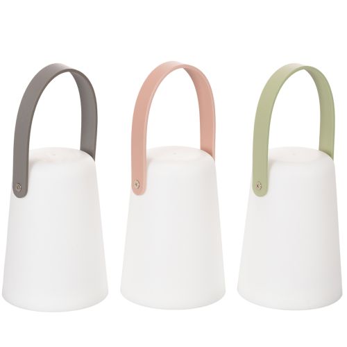 Lampe mit Henkel tragbare LED Leuchte für Outdoor und Indoor 22 cm 3St kaufen | Floristik24.de
