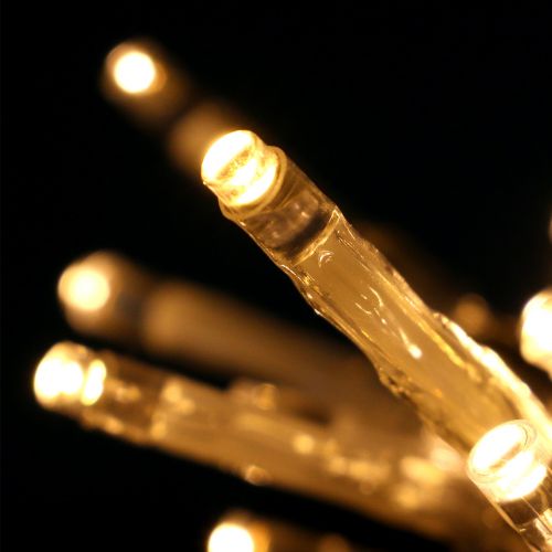 Floristik24 LED Lichterkette Warmweiß mit Timer 20er 275cm