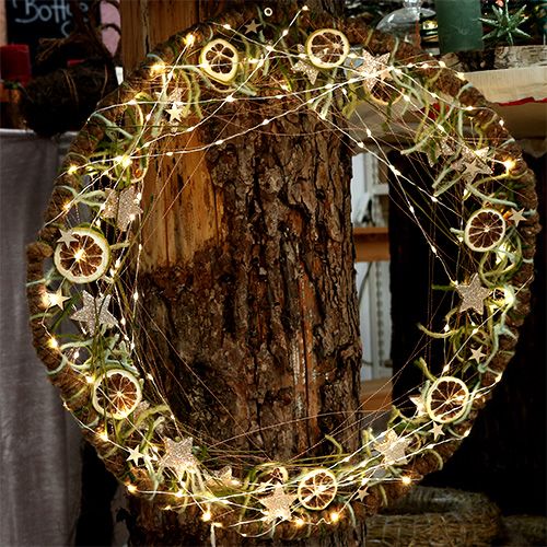 Artikel LED Lichterkette Warmweiß Girlande innen Für Batterie 100er