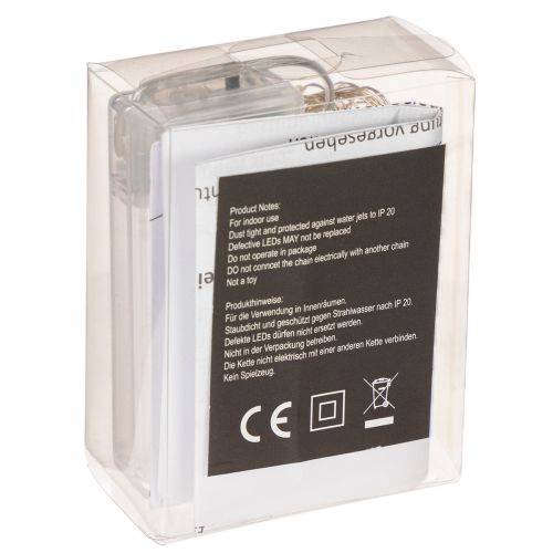 LED Lichterkette für Innen Batteriebetrieben Warmweiß 30 LED 3m 6St | Floristik24.de