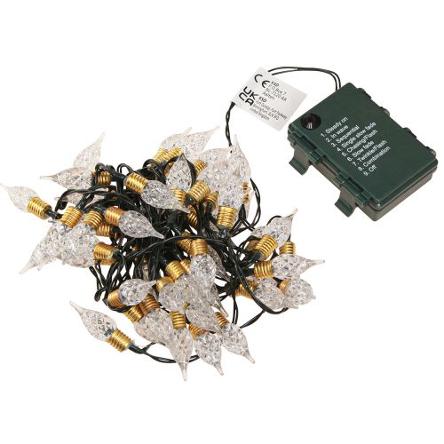 Artikel LED Lichterkette mit Timer Batterie Innen 50 LED 490cm