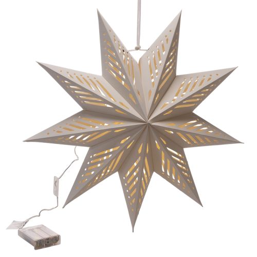 Weihnachtsstern LED Deko zum
