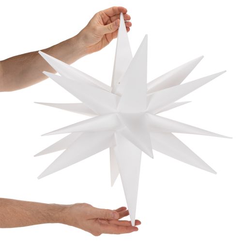 LED Stern Weihnachtsstern Warmweiß Timer Outdoor 60cm | Floristik24.de