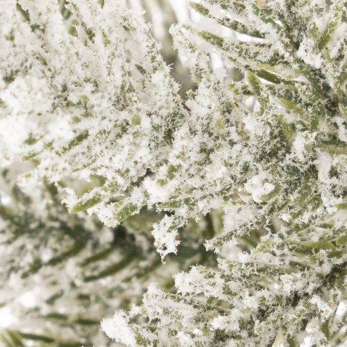 Künstlicher Tannenbaum beschneit im Jutesack 40 LED Für innen 85cm | Floristik24.de