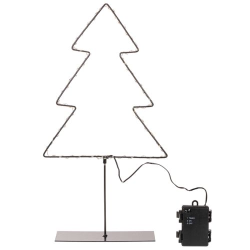 LED Weihnachtsbaum Batteriebetrieben Tischdeko für innen 47cm | Floristik24.de