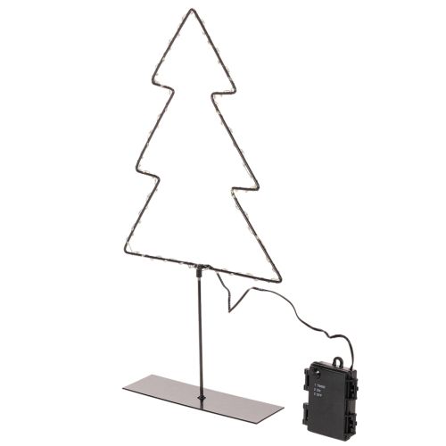 LED Weihnachtsbaum Batteriebetrieben Tischdeko für innen 47cm | Floristik24.de