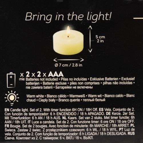 LED Teelicht Warmweiß