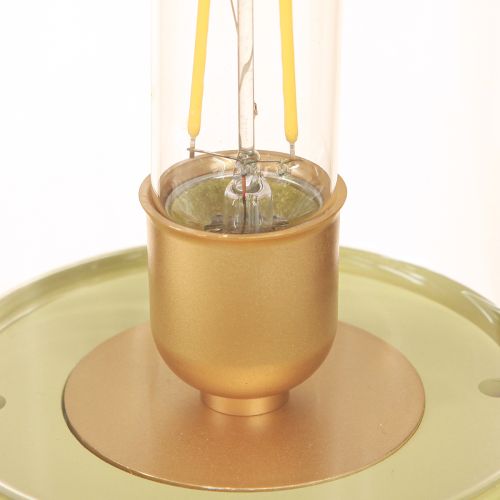 Artikel LED Tischlampe Retro Tischleuchte Warmweiß Grün H19,5cm