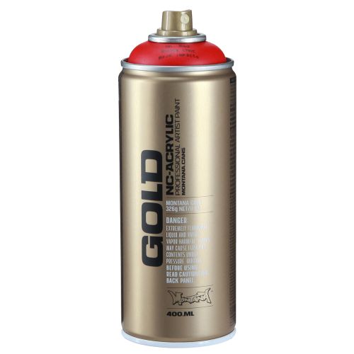Lackspray Farbspray Rot Montana Gold Seidenmatt 400ml