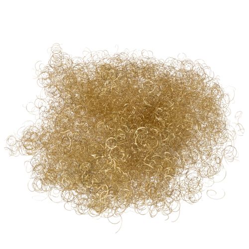 Premium Lametta gelockt Gold