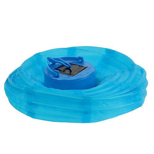 Artikel Lampion LED mit Solar 20cm Blau